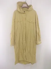 ◇ ◎ w closet ダブルクローゼット 長袖 膝下丈 パーカーワンピース サイズF マスタードイエロー系 レディース E  【1305090002255】のサムネイル