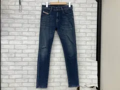 DIESEL 069ZW ディーゼル デニムパンツ ネイビー メンズ 26 ストレッチ ダメージ補修跡あり