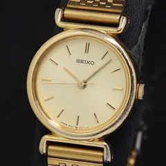 セイコー 4N21-0052 QZ ゴールド文字盤 レディース腕時計 2000000 NSK SMZ