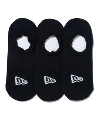 【ムラスポ公式】新品 NEW ERA ニューエラ ソックス 靴下 ベリーショート 3ペア ブラック 11901483のサムネイル