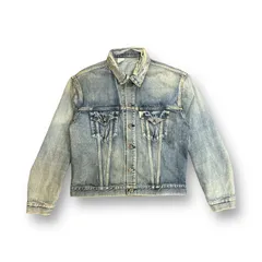 N.HOOLYWOOD × New Manual 23SS DENIM JACKET コラボ ダメージ加工 デニム ジャケット ブルゾン ヴィンテージ Gジャン エヌハリウッド ニューマニュアル NH-HM-001 ライトインディゴ系 42  70472A3のサムネイル