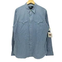 ポロバイラルフローレン Polo by RALPH LAUREN 90S WESTERN CLASSIC FIT ギンガムチェック ウエスタンL/Sシャツ メンズ  L