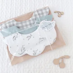 出産祝いにおすすめ♡もくもくスタイ3点セット