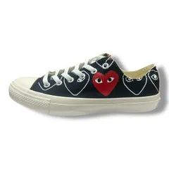 参考上代18150円 未使用品 PLAY COMME des GARCONS × CONVERSE CHUCK TAYLOR チャックテイラーコンバース プレイコムデギャルソン コラボ AZ-K118-001