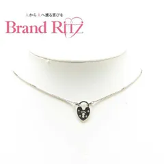    中古 Aランク ディオール ハート カデナ モチーフ ベネチアン チェーン ネックレス シルバー メタル レディース Dior 【送料無料】【西神店】