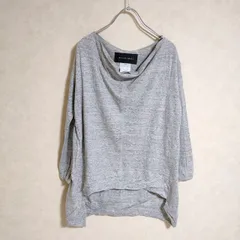 SI-HIRAI 長袖 サイズ38 カットソー 杢グレー レディース スーヒライ【中古】3-0426M△
