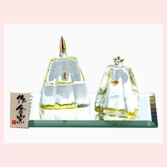 8883)Multi Glass 雛人形 お雛様 ガラス細工 - メルカリ