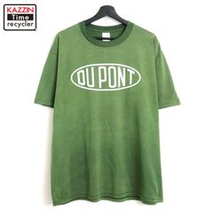 90s USA製 vintage JERZEES DUPONT プリント 半袖Ｔシャツ メンズ 表記XLサイズ