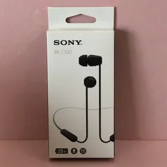 □SONY ソニー WI-C100(B) (ブラック) ワイヤレスステレオヘッドセット 未開封品 smkdn088500