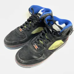 【中古】NIKE AIR JORDAN FUSION 5 27cm 318608-061 ▲ソール剥がれ[92]