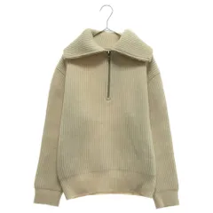 Acne Studios (アクネ スティディオス) ローゲージ ハーフジップ ニットジャケット ホワイト レディース KNIT000138のサムネイル
