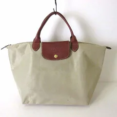 ロンシャン LONGCHAMP LE PLIAGE ル プリアージュ L バッグ トートバッグ ハンドバッグ 折りたたみ ベージュ 茶色 かばん 鞄 カバン
