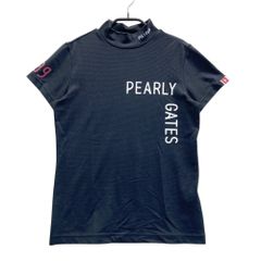 ◇ PEARLY GATES モックネックシャツ ブラック レディース - メルカリ