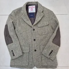 秋冬【極美品】クリケット1960×ハリスツイード/ツイードウールチェスターコート 秋冬【極美品】クリケット1960×ハリスツイード/ツイードウール