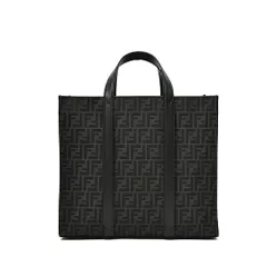 FENDI フェンディ / FFジャカード トートバッグ FFジャガードファブリック 2way ブラック 408549のサムネイル