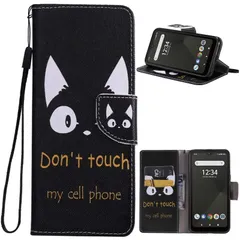 【新着商品】耐衝撃 カード収納 シンプル マグネット付き 財布型 スマホカバー ストラップホール付きスタンド機能付き 猫 カバー F-51B PCduoduo F-51B We We arrows arrows FOR FOR ケース ケース 手帳型 スマホケ