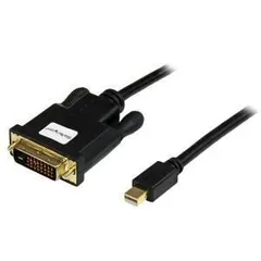 【新品・2営業日で発送】STARTECH.COM ディスプレイ変換ケーブル／mDP-DVI-D／1.8m／1080p／パッシブ／BK(MDP2DVIMM6B)