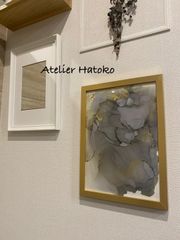 アルコールインクアート　原画　A4