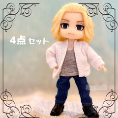 オビツ11 服 セット 靴 黒 男の子 ねんどろいどどーる 可 1/12 サイズ 女の子 シャツ 衣装 人形 ウィッグ ヘッド ボディ 素体 ob11 bjd ハンドメイド アウトフィット ドールハウス コーデ 女の子 ブーツ ドール 着せ替え 互換 H2