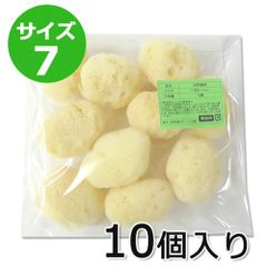 【業務用】グリーンラベル 天然海綿シルク サイズ7【約6～7cm】1袋10個入り