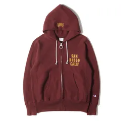 【美品】STANDARD CALIFORNIA スタンダードカリフォルニア パーカー サイズ:L / Champion ロゴ リバースウィーブ スウェット ジップ パーカー (CHAMPION × SD Reverse Weave Zip Hood)【中古】