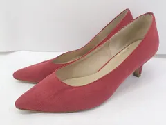 ◇ RODE SKO ロデスコ ポインテッドトゥ ヒール パンプス シューズ サイズ37 レッド系 レディース E  【1305090002064】のサムネイル
