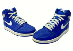 ナイキ NIKE 18年製 AIR JORDAN 1 RETRO HIGH OG HYPER ROYAL エアジョーダン レトロ ハイ ハイパー ロイヤル AJ1 青 555088-401 メンズ靴 スニーカー ブルー 27cm 104-shoes291