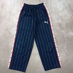 プーマ PUMA ジャージ下 メンズ レディース ロゴ刺繍 サイド ライン JASPO S 日本製