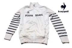 【中古】ルコックスポルティフゴルフ｜LE COQ SPORTIF GOLF｜レディースニット切替中綿ナイロンジャケット｜S
