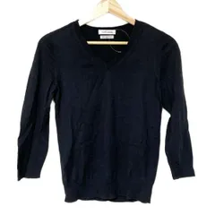 NEW YORKER(ニューヨーカー) 長袖セーター サイズM レディース美品  - 黒 Vネック