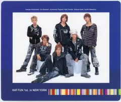 【中古】マウスパッド KAT-TUN オリジナルポスターシール(マウスパッドシール) 「写真集 KAT-TUN 1st. in NEW YORK」 付録