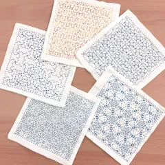 刺し子　完成品 楽天市場】刺し子ふきん 完成品の通販