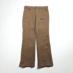 Levi's 80年代 USA製 ブーツカット スラックスパンツ L ブラウン ポリエステル 黒タブ 42TALONジップ 10517 4825