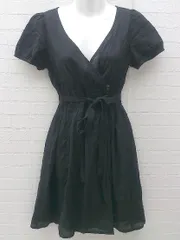 ◇ ◎ BEAMS LIGHTS ビームス ライツ カシュクール ベルト付 半袖 ミニ ワンピース ブラック レディース  【1002800380152】のサムネイル