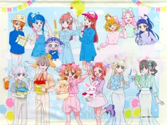 【中古】タペストリー(大型) 集合 B2タペストリー プリティストア出張店 2024ver. 「わんだふるぷりきゅあ!ざ・むーびー!ドキドキ・ゲームの世界で大冒険! 公開記念 プリキュア プリティストア出張店2024 in マルイ」