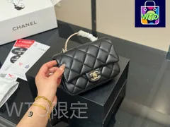 【今日WTO】Chanel 25P ブラックゴールド ハンドルバッグ！国内送料無料！限定在庫セール価格です！-WT0輸入-WTO輸入2-MH32