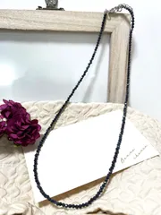 再入荷　サファイア　AA ラウンドカット2mm 1ネックレス