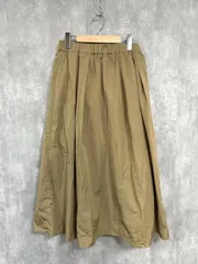 saloon サルーン フレア ロング スカート ベージュ ■◆ レディース