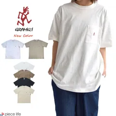 グラミチ GRAMICCI Tシャツ 半袖 ONE POINT TEE ワンポイントＴシャツ メンズ レディース ユニセックス ランニング 春 夏 秋 綿 S M L XL G304-OGJ 白 ホワイト WHITE