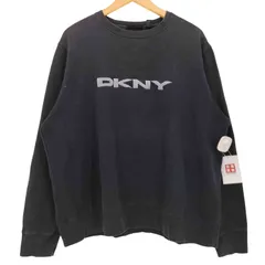 ダナキャランニューヨーク DKNY ロゴ刺繍 クルーネック スウェット トレーナー メンズ import：XL のサムネイル