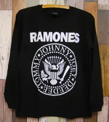 長袖★新品ラモーンズ【RAMONES】ロゴ★バンドTシャツ★BWT★ロンT