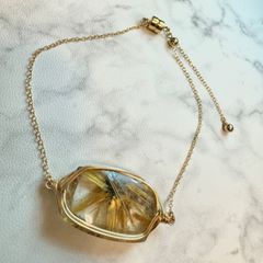 太陽ルチル　ブレスレット