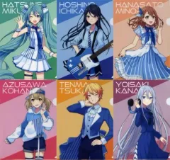 【中古】クリアファイル 全6種セット オリジナルA4クリアファイル 「プロジェクトセカイ カラフルステージ! feat.初音ミク×ローソン キャンペーン」 対象お菓子購入特典