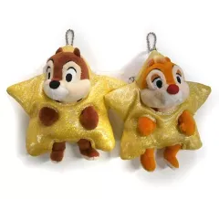 【中古】ぬいぐるみ チップ＆デール ぬいぐるみバッジセット 「ディズニー七夕デイズ2019」 東京ディズニーリゾート限定