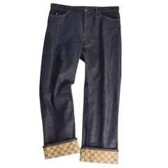 じん 超美品【グッチ GUCCI】スキニーデニム (メンズ) size48 濃紺