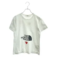 プレイコムデギャルソン PLAY COMME des GARCONS 半袖Tシャツ ×THE NORTH FACE Tシャツ ホワイト ホワイト コットン ×THE NORTH FACE Tシャツ ホワイト AE-T201 レディース Used B