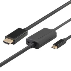 【新品・3営業日で発送】ラトックシステム USB Type-C to HDMI 変換ケーブル(PD対応・2m)(RS-UCHD4K60-2M)