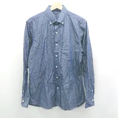 ◇ ⊂ 美品 23区 水玉模様 長袖 長袖ジャケット サイズ C 88～94 ネイビー系 メンズ E  【1507080002454】