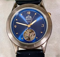 ☆稼動品☆LOBOR ロバー☆トリプルカレンダー☆AT/自動巻☆シルバー  