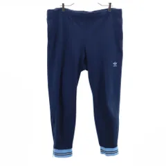 アディダス 70s デサント製 西ドイツタグ ヴィンテージ ロングジャージパンツ XO ネイビー adidas ビッグサイズ メンズ